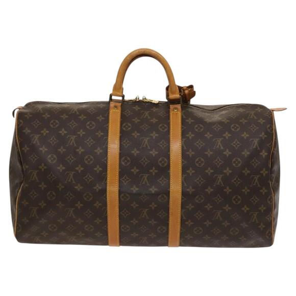 LOUIS VUITTON Monogram Keepall 55 Boston Bag M41424 - Picture 2 of 16